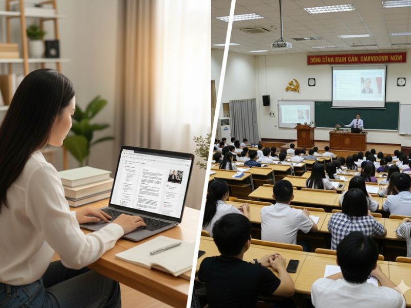 Chọn đại học từ xa hay chính quy phụ thuộc vào điều kiện cá nhân và mục tiêu học tập của từng người