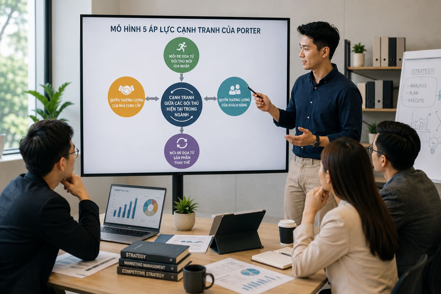 Mô hình 5 áp lực cạnh tranh của Michael Porter là gì?